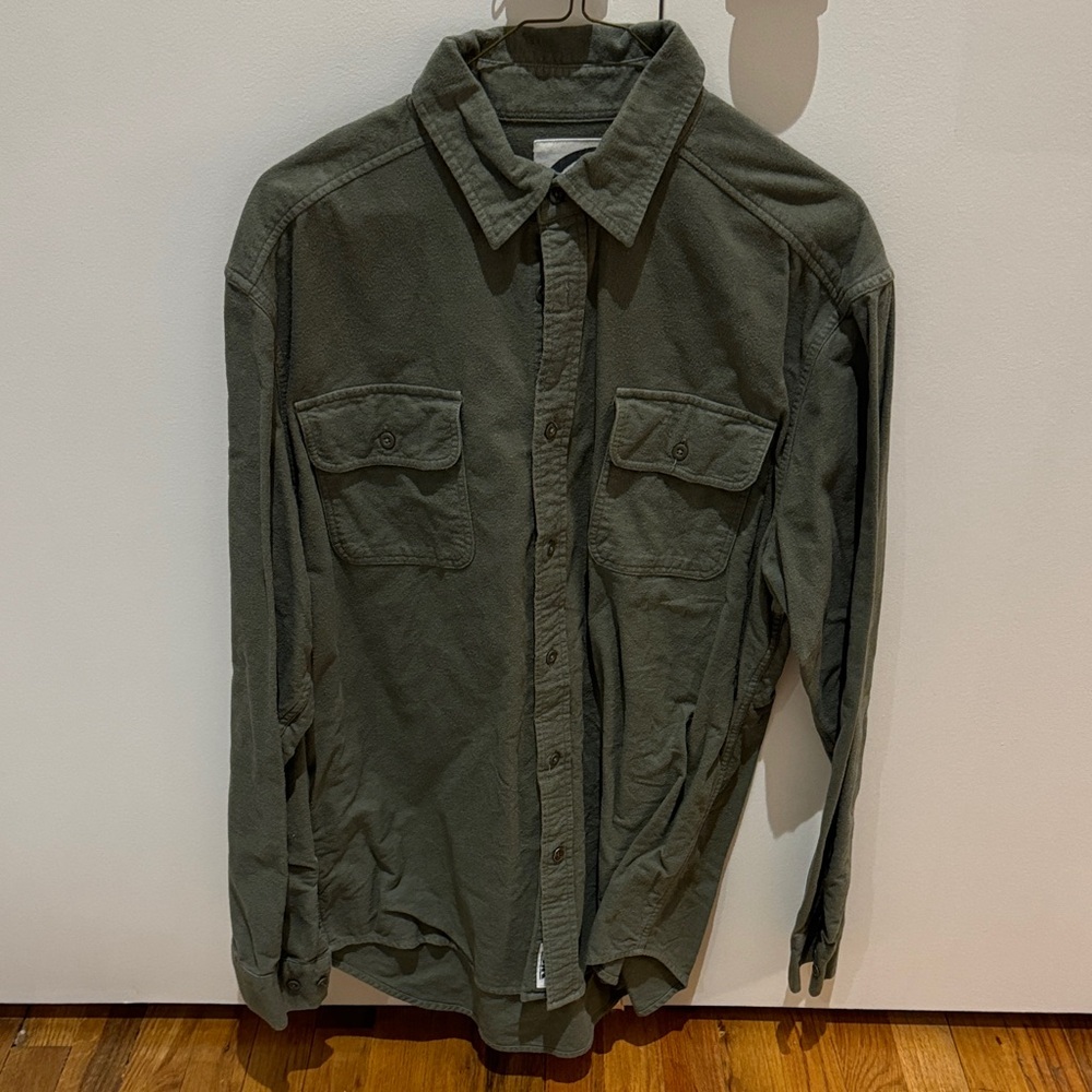 Mountain Khakis Jackson Hole Men's Olive Green button down